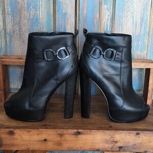 Monika Chiang Fetter Platform Ankle Boots Open Toe 40 (imperfect, see pics)